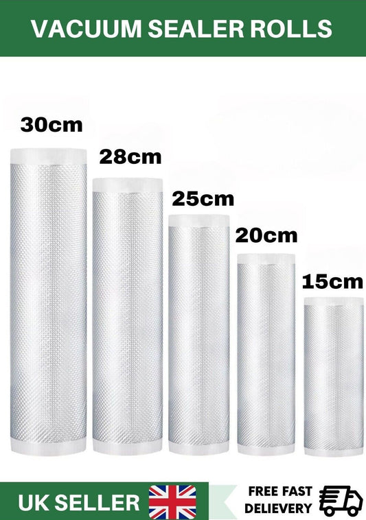 Food Vacuum Sealer Rolls Bags Vaccum Food Storage Saver Seal Bag Pack Embossed