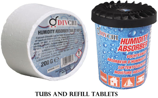 Dehumidifier Moisture Absorbers Tubs & Refill Tablets Neutral for Home & Travel