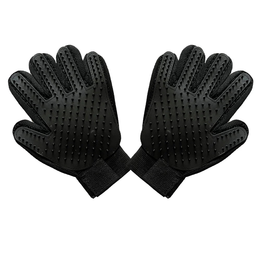 Pet Grooming Glove – Gentle Deshedding & Fur Removal