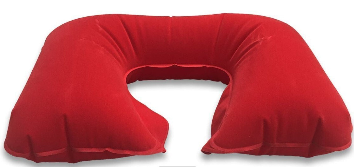 Neck Pillow Inflatable Travel Head Rest Cushion Support Camping Pillow Waiting