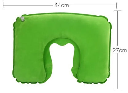 Neck Pillow Inflatable Travel Head Rest Cushion Support Camping Pillow Waiting