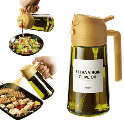 Chamwall 2-in-1 Glass Oil Sprayer & Dispenser