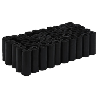 Dog Poop Bags 750 Pcs Black 30X20 Cm PE