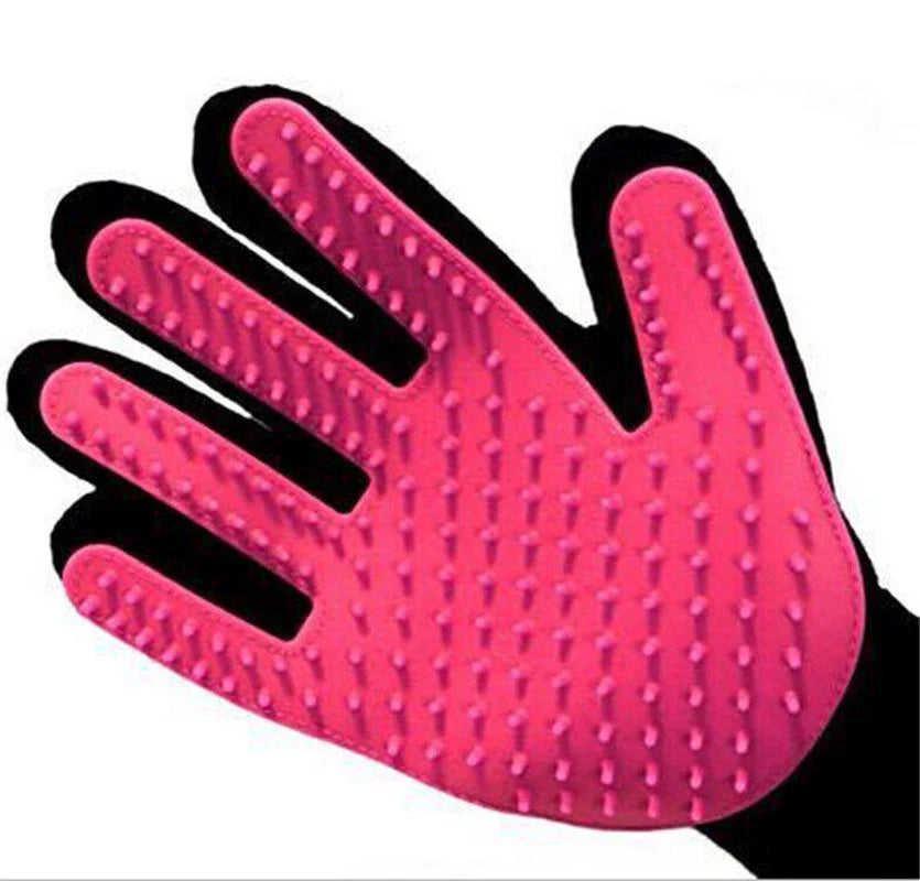 Pet Grooming Glove – Gentle Deshedding & Fur Removal