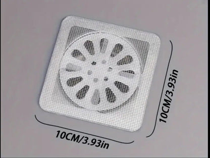 20Pcs Disposable Hair Catchers for Shower Mesh Shower Drain Covers Clean Faucet