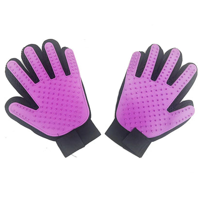 Pet Grooming Glove – Gentle Deshedding & Fur Removal