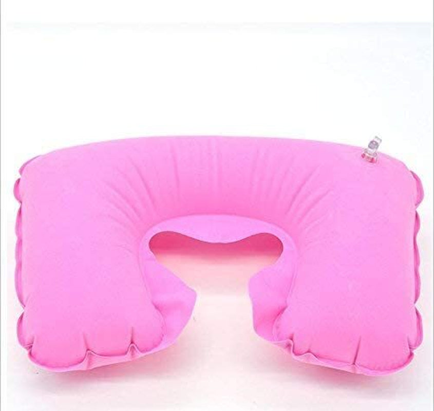 Neck Pillow Inflatable Travel Head Rest Cushion Support Camping Pillow Waiting