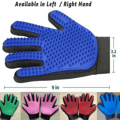 Pet Grooming Glove – Gentle Deshedding & Fur Removal