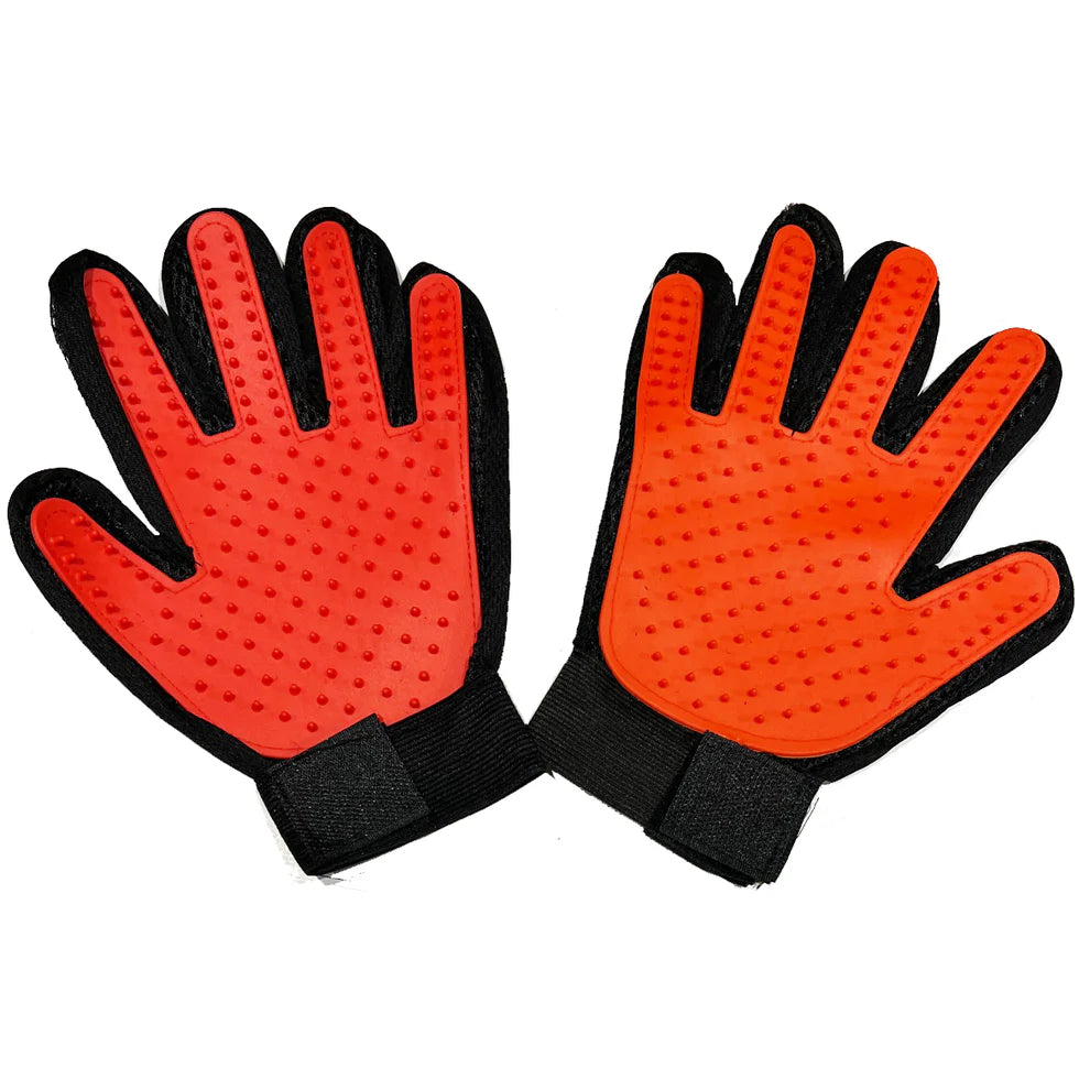 Pet Grooming Glove – Gentle Deshedding & Fur Removal