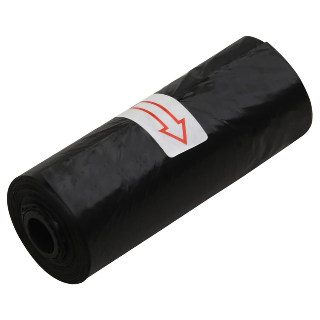 Dog Poop Bags 750 Pcs Black 30X20 Cm PE