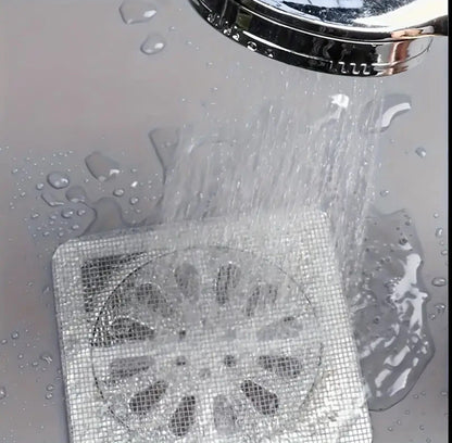 20Pcs Disposable Hair Catchers for Shower Mesh Shower Drain Covers Clean Faucet