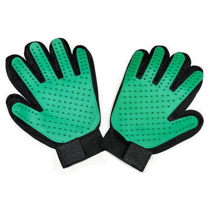 Pet Grooming Glove – Gentle Deshedding & Fur Removal