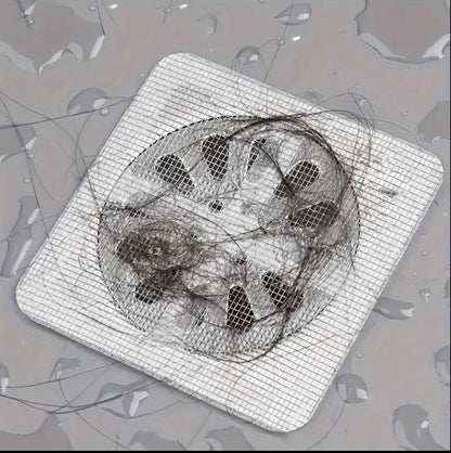 20Pcs Disposable Hair Catchers for Shower Mesh Shower Drain Covers Clean Faucet