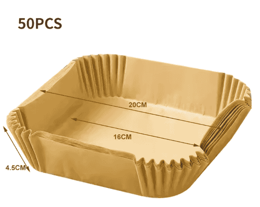 50-Pack Air Fryer Paper Liners 16 CM
