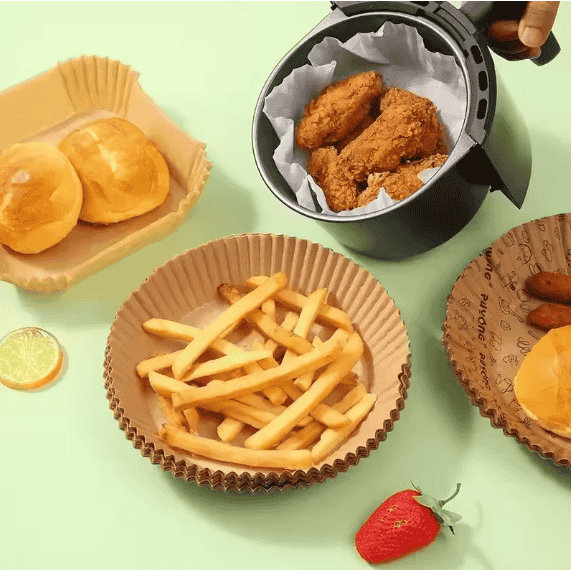 50-Pack Air Fryer Paper Liners 16 CM