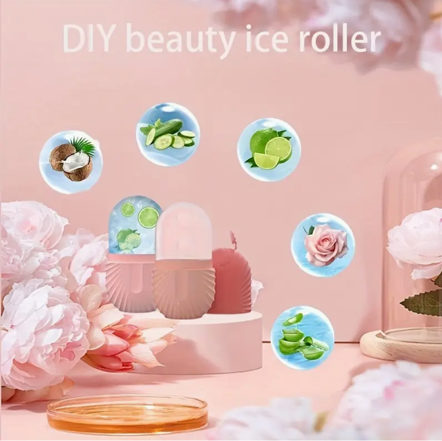 Facial Ice Roller – Cooling Tool for Puffiness & Skin Tightening