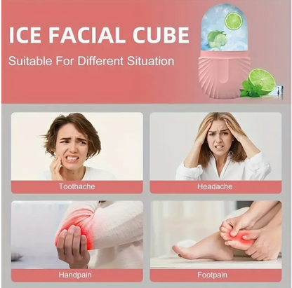Facial Ice Roller – Cooling Tool for Puffiness & Skin Tightening