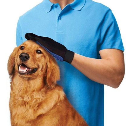 Pet Grooming Glove – Gentle Deshedding & Fur Removal