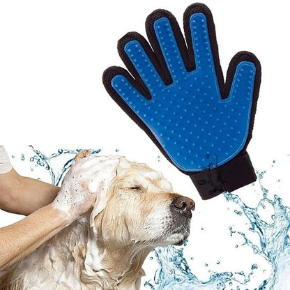 Pet Grooming Glove – Gentle Deshedding & Fur Removal