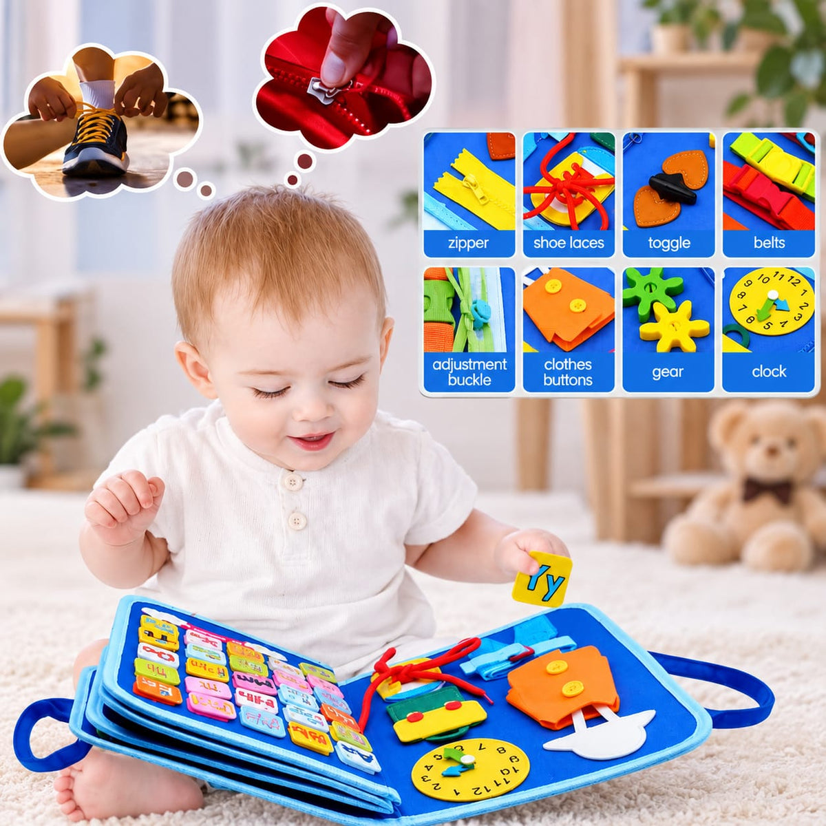 Chamwall™ Montessori Busy Board