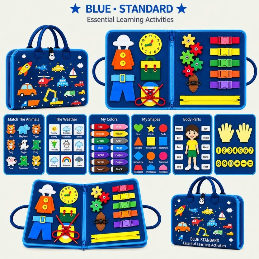Chamwall™ Montessori Busy Board