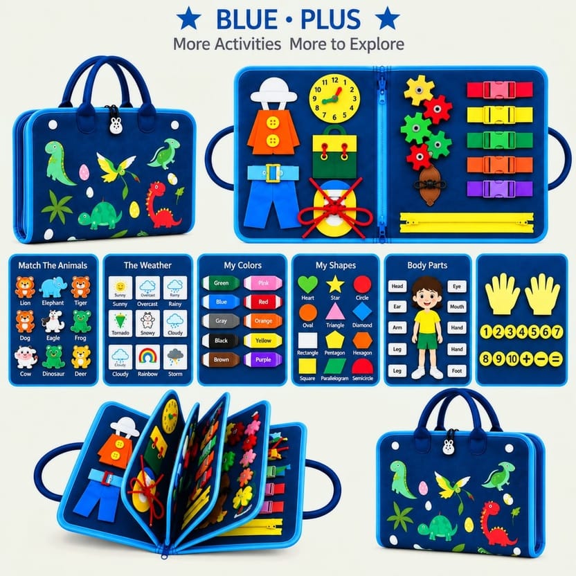 Chamwall™ Montessori Busy Board