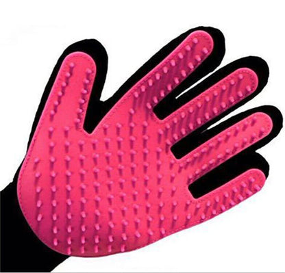 Pet Grooming Glove – Gentle Deshedding & Fur Removal