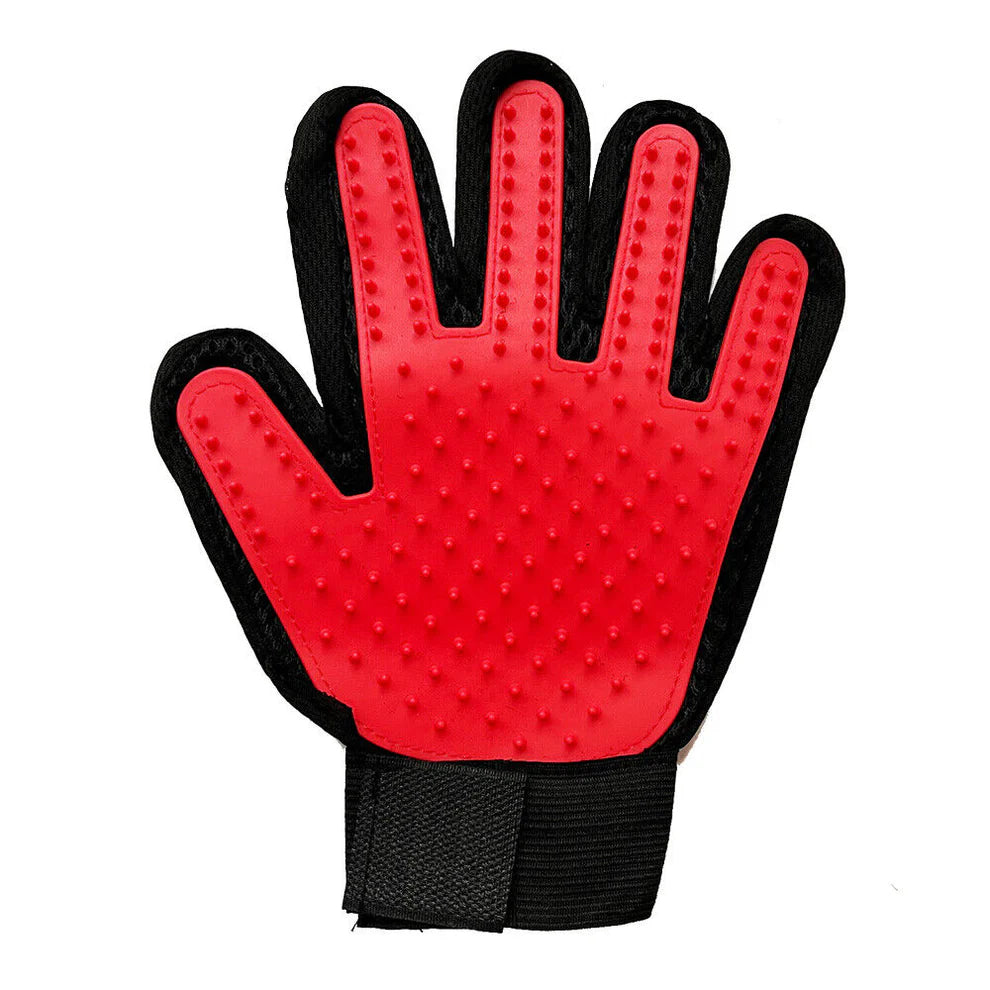 Pet Grooming Glove – Gentle Deshedding & Fur Removal