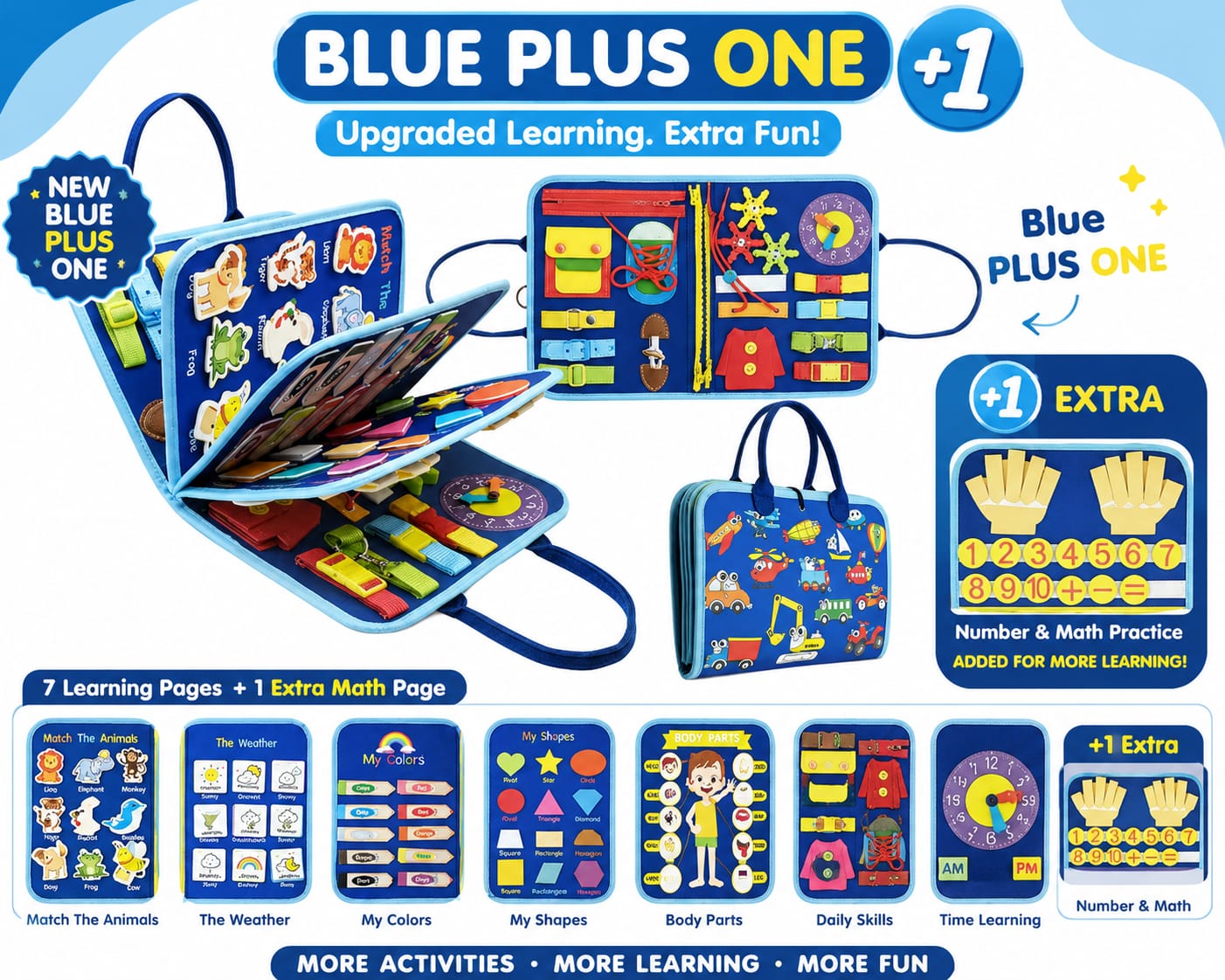 Chamwall™ Montessori Busy Board