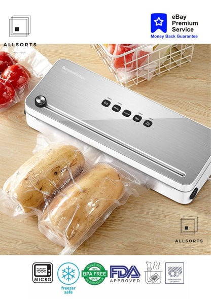 Food Vacuum Sealer Rolls Bags Vaccum Food Storage Saver Seal Bag Pack Embossed