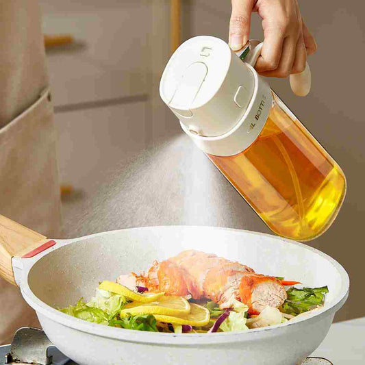 Chamwall 2-in-1 Glass Oil Sprayer & Dispenser