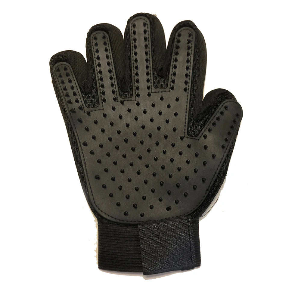 Pet Grooming Glove – Gentle Deshedding & Fur Removal