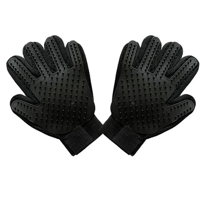 Pet Grooming Glove – Gentle Deshedding & Fur Removal