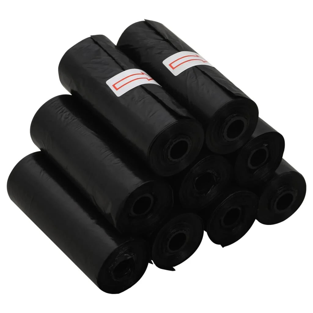 Dog Poop Bags 750 Pcs Black 30X20 Cm PE